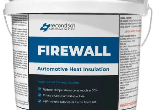 Firewall ceramic heat shield
