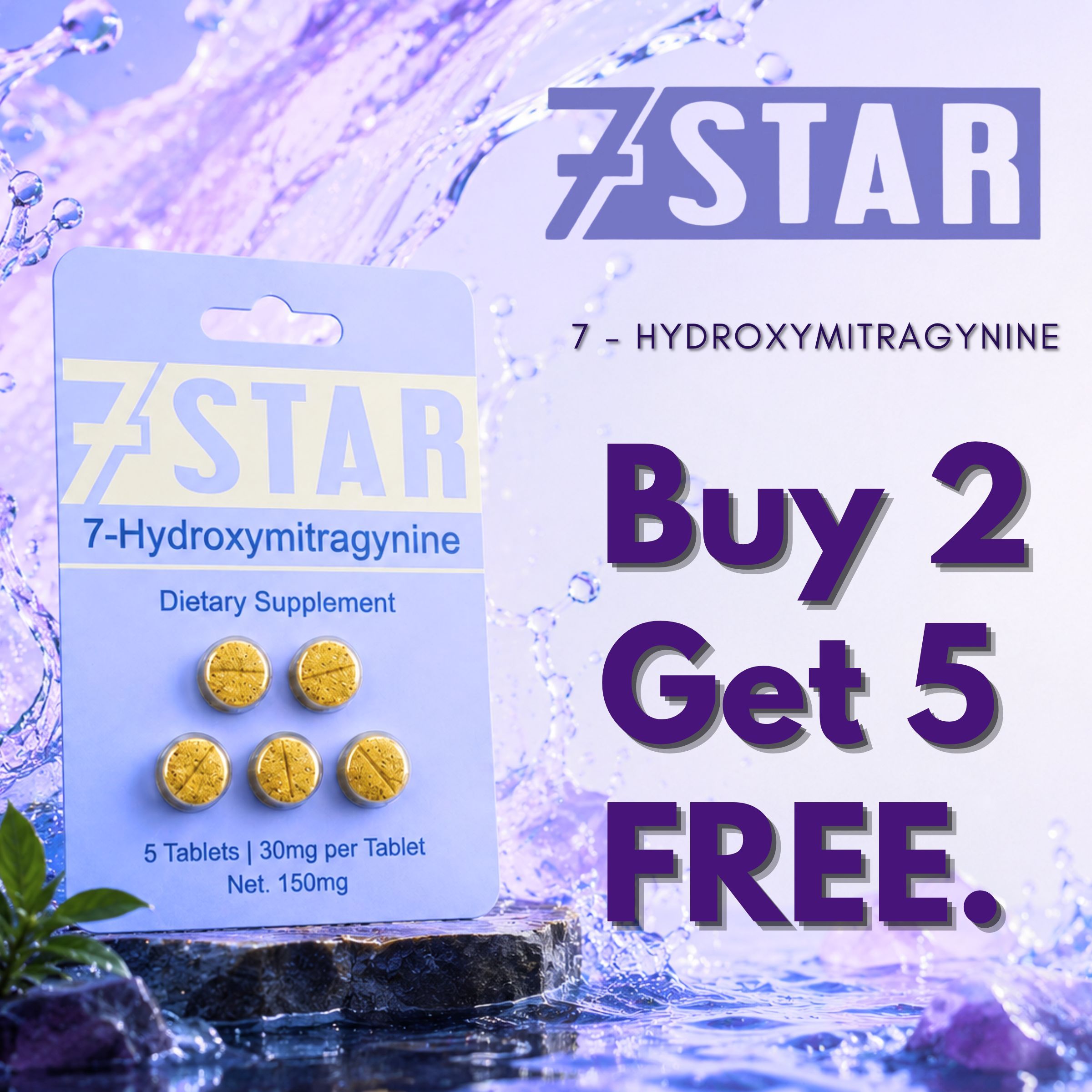 Dietary supplement packaging with promotional offer text.