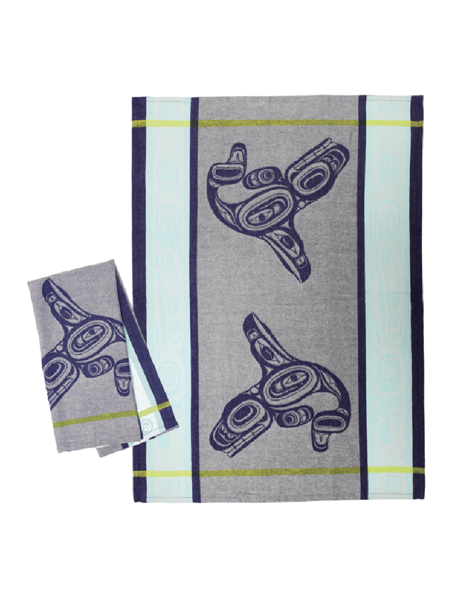 Whale Tea Towel