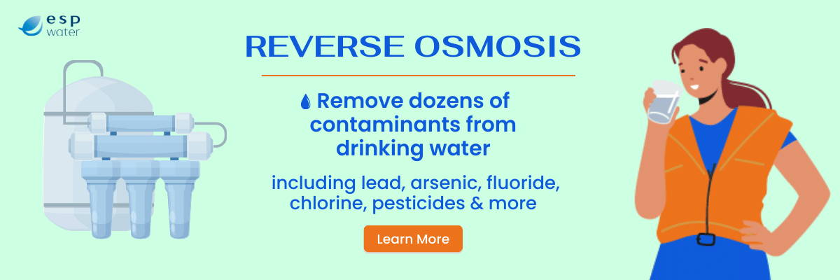 Omvendt osmose kan fjerne mange forurenende stoffer