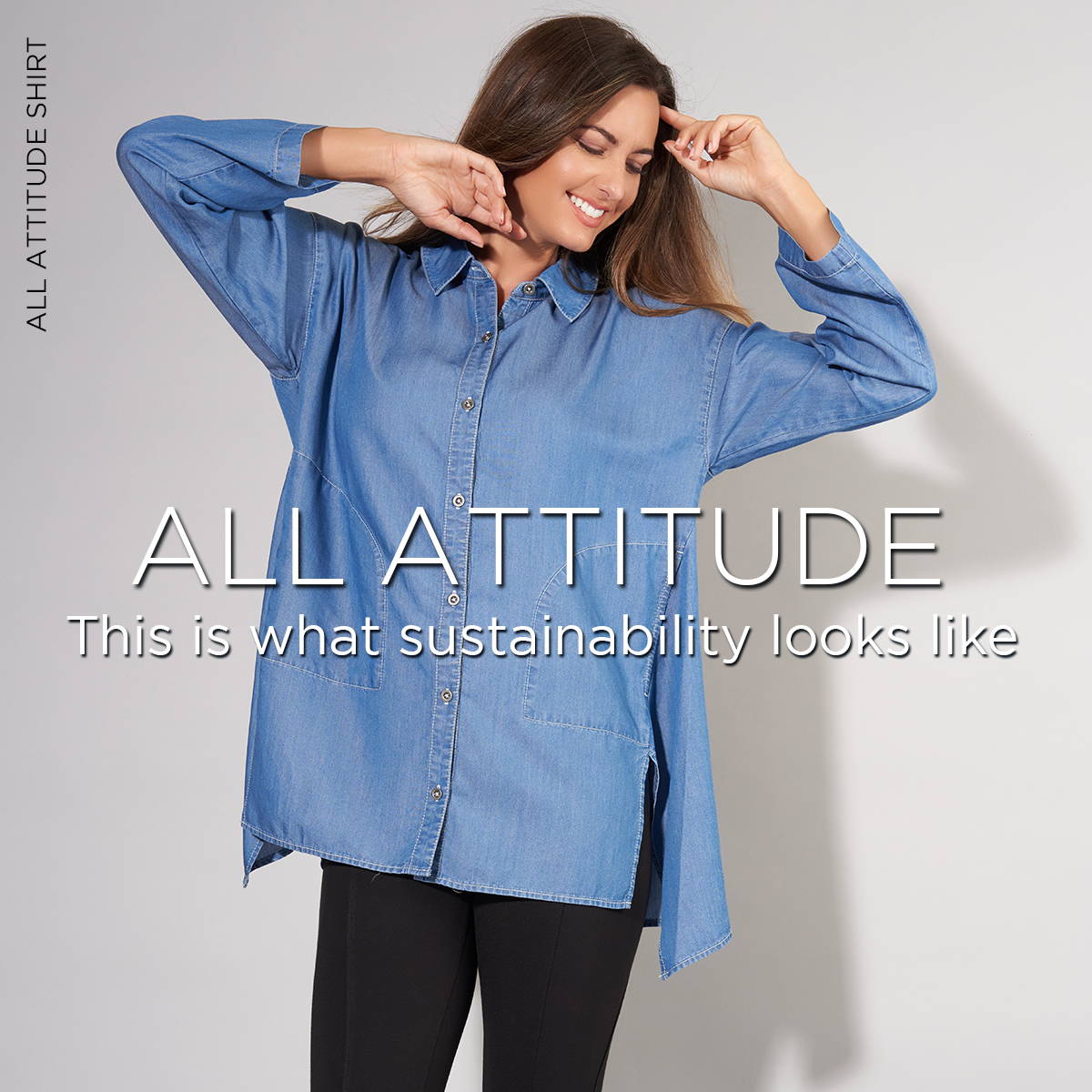 Stella Carakasi All Attitude Shirt  text