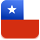 Flag of Chile featuring blue, white, and red colors with a white star.