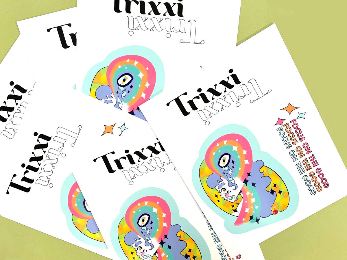 trixxi artist feature, custom artwork, trixxi community