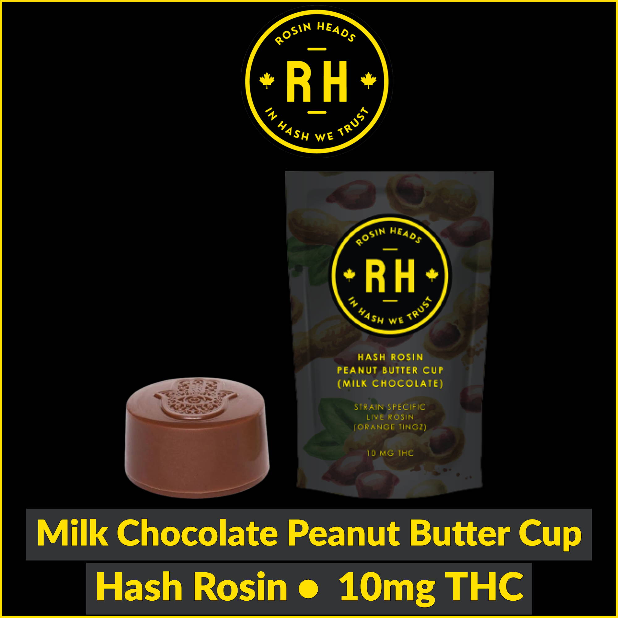 Hash Rosin Milk Chocolate Peanut Butter Cup | Jupiter