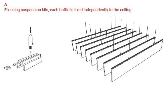 Suspended Ceiling Baffles Breeze