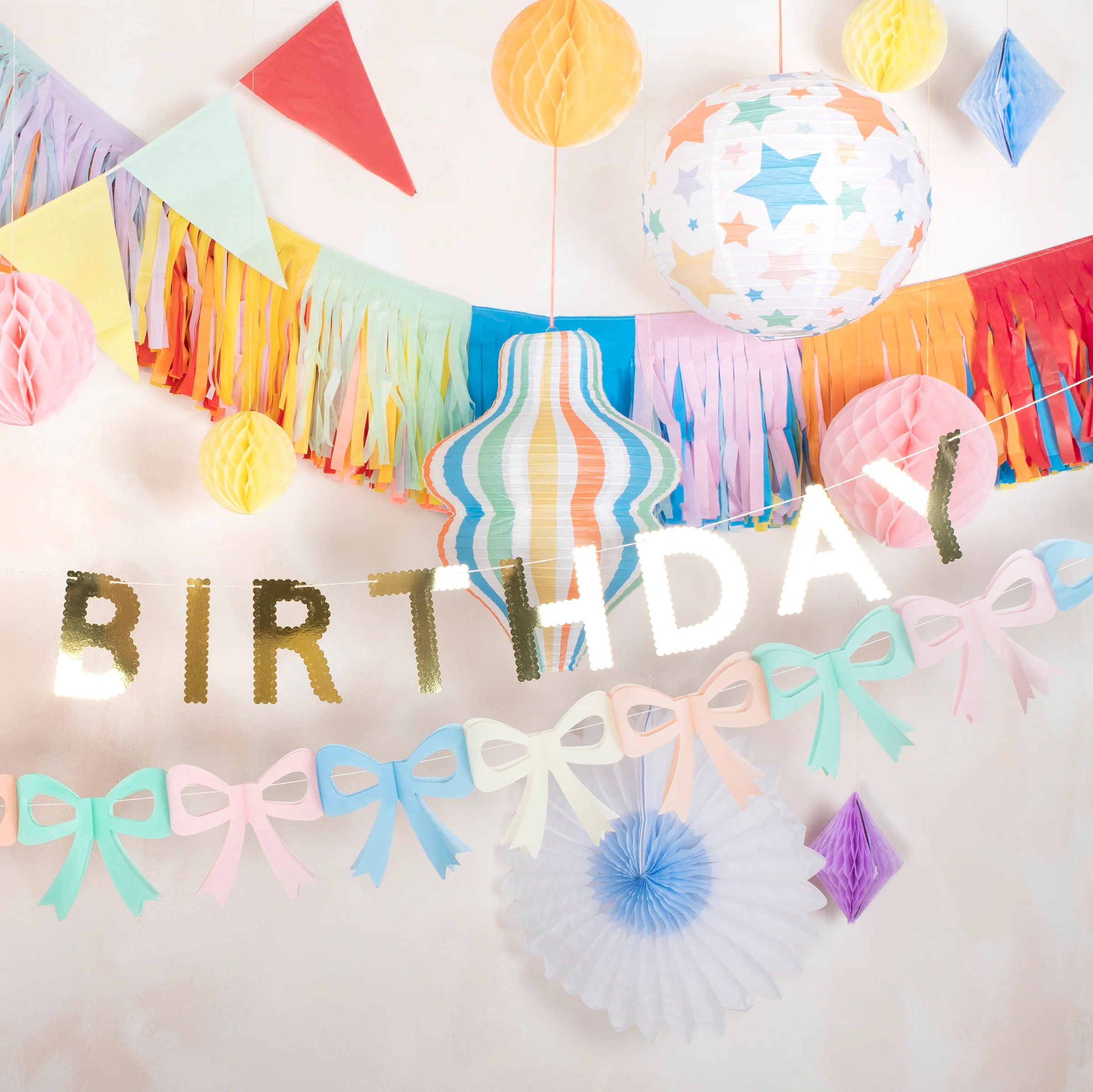 Birthday finishing touches