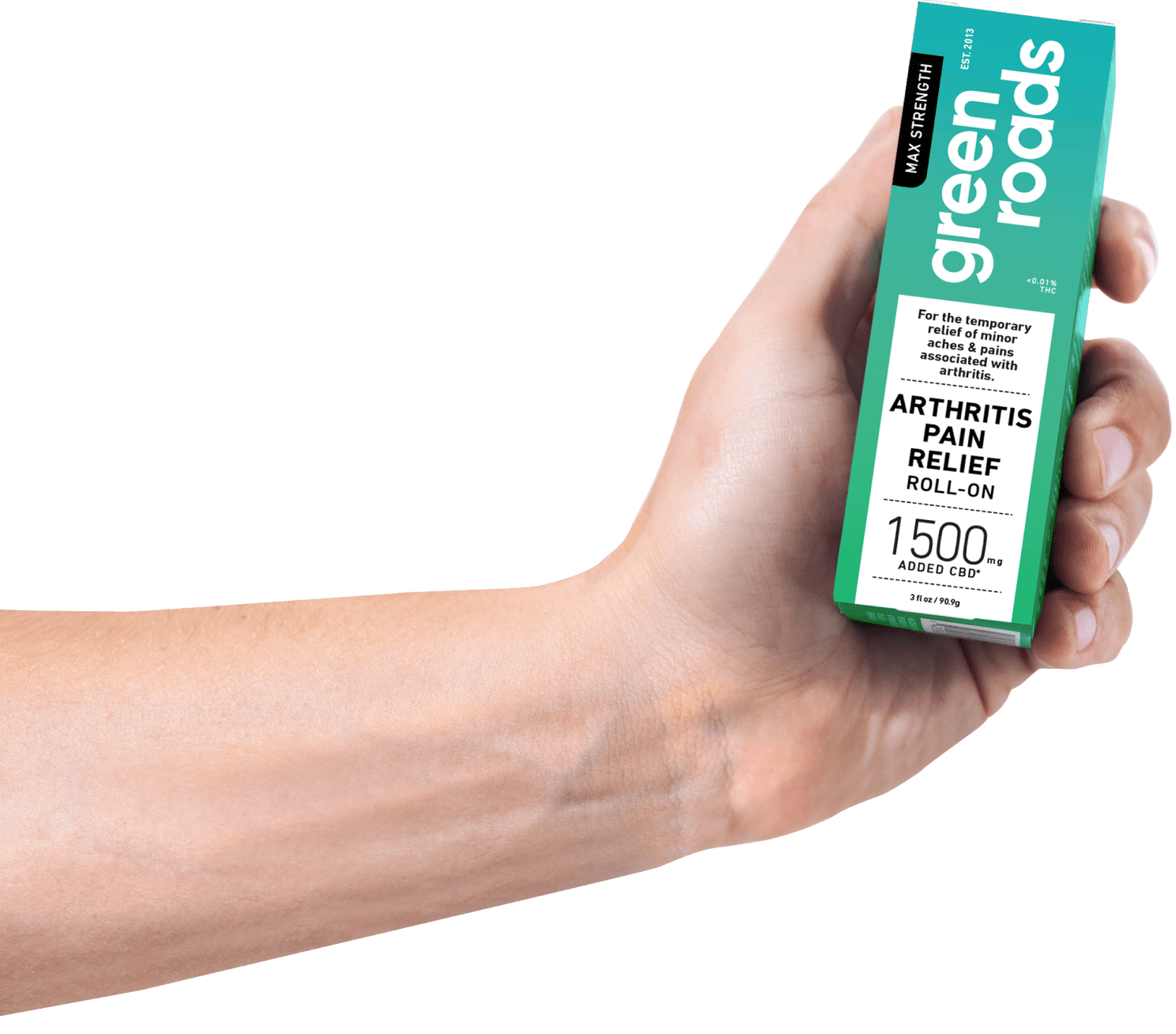 Arm Holding Arthritis Pain Relief Roll-on