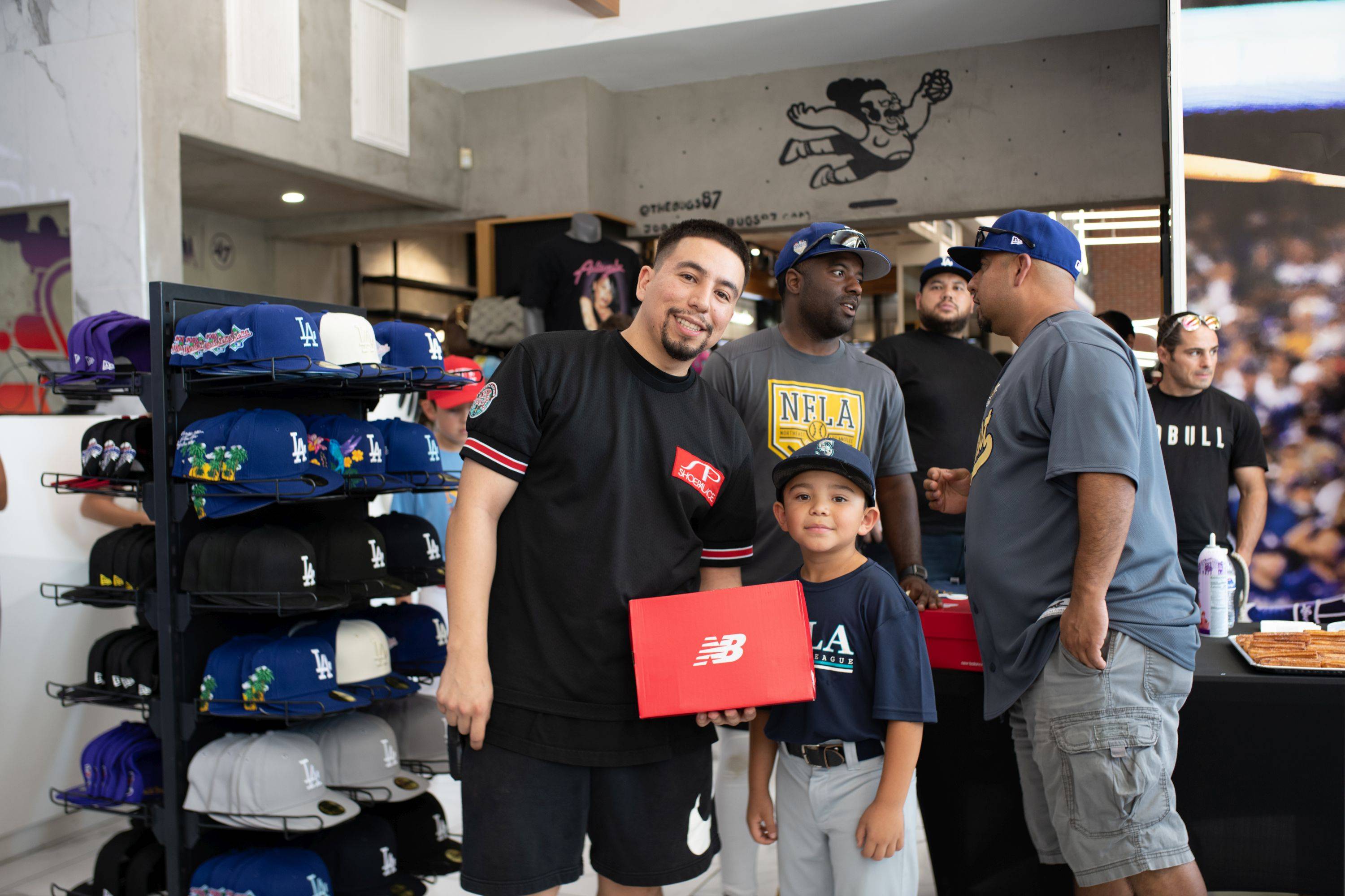 sp employee posing with kid