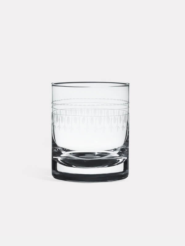 The Vintage List Ovals Whisky Glass Pair.