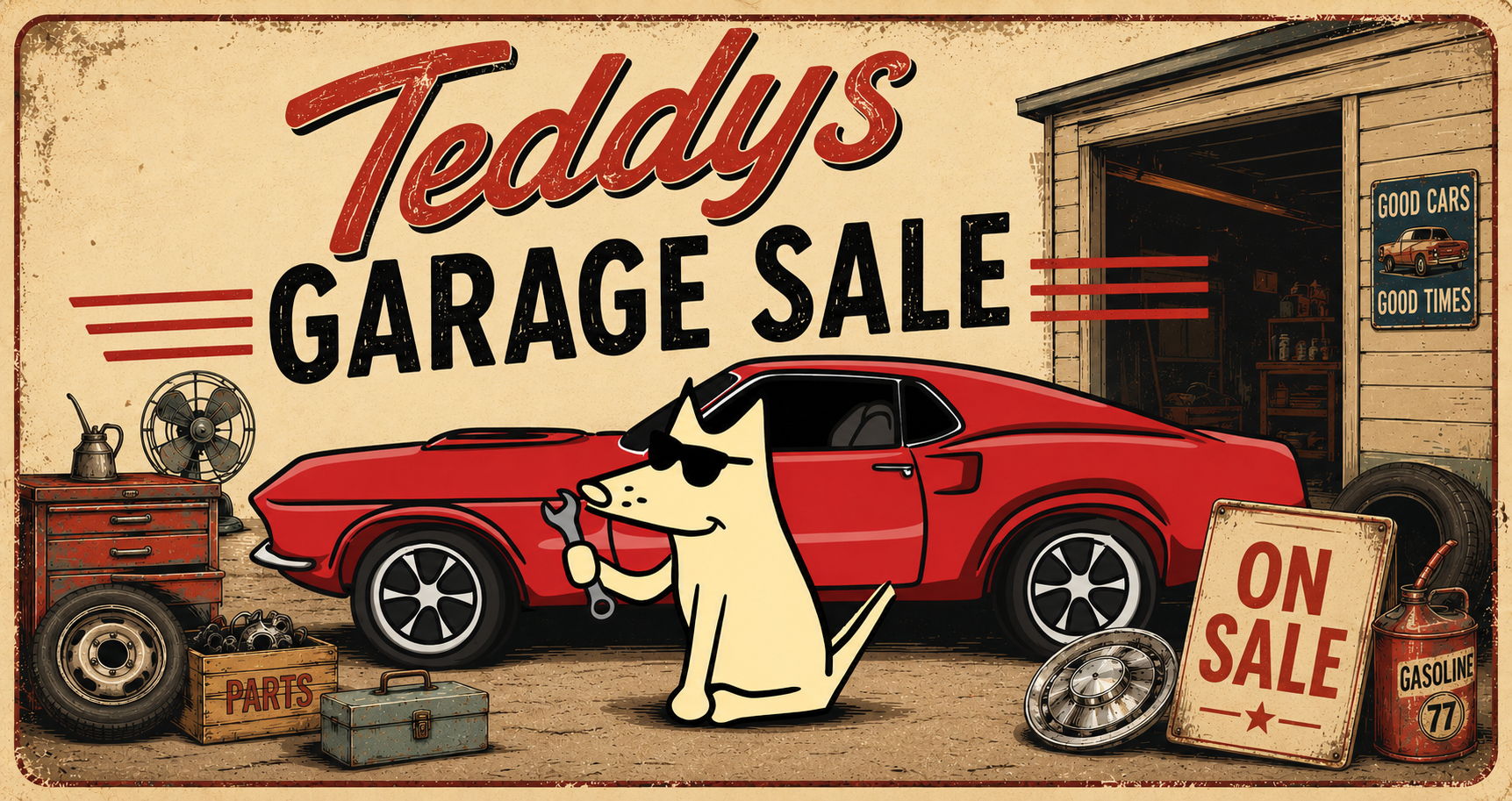 Teddy's Garage Sale