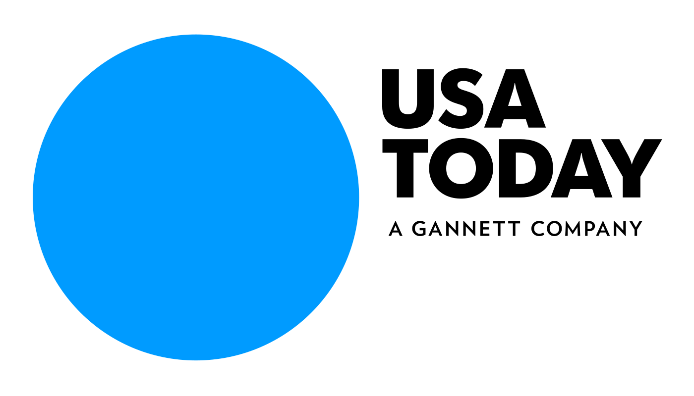 USA Today blue circle logo. 