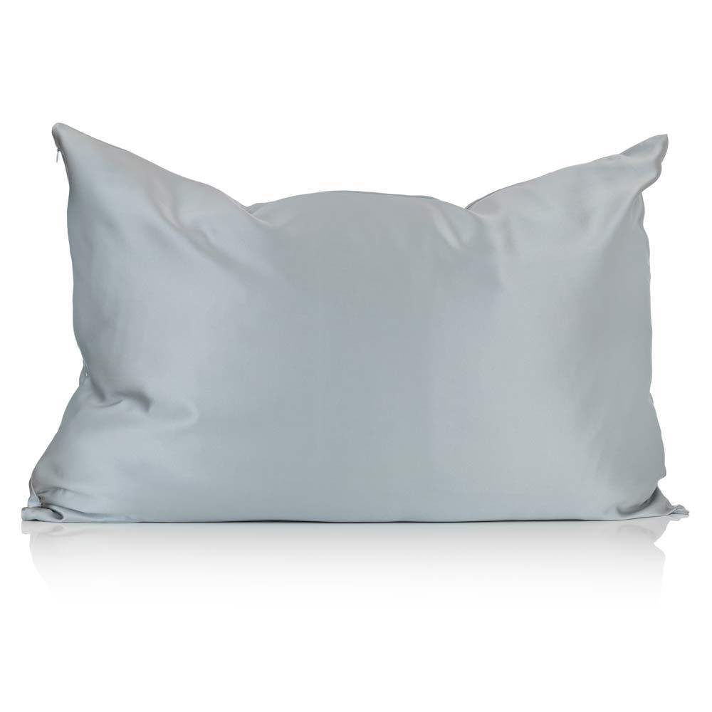 grey silk pillowcase