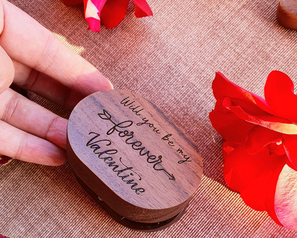 Engraved Marriage Proposal Box