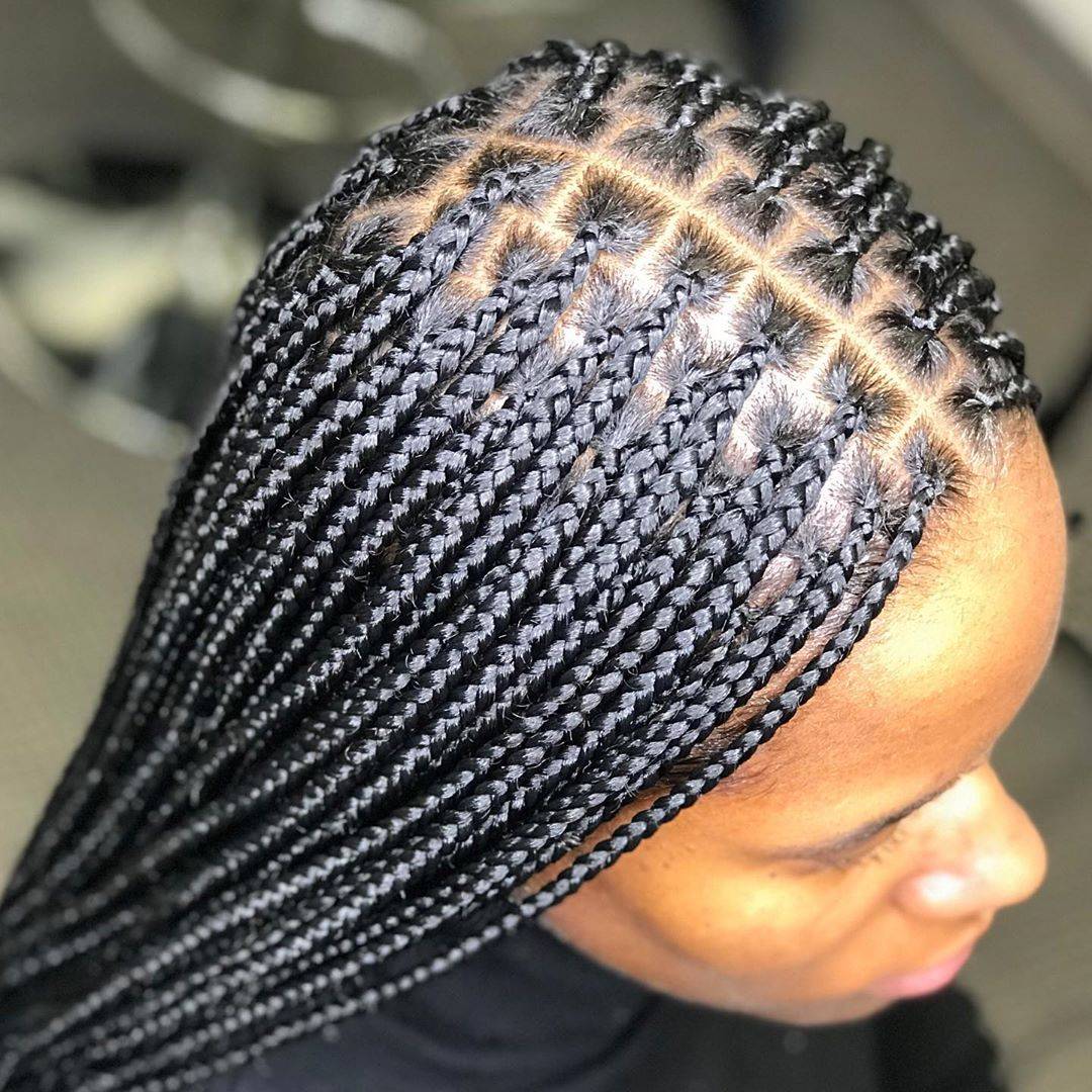 Small box braids