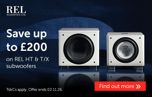 Save up to £200 on REL HT & T/7X subwoofers
