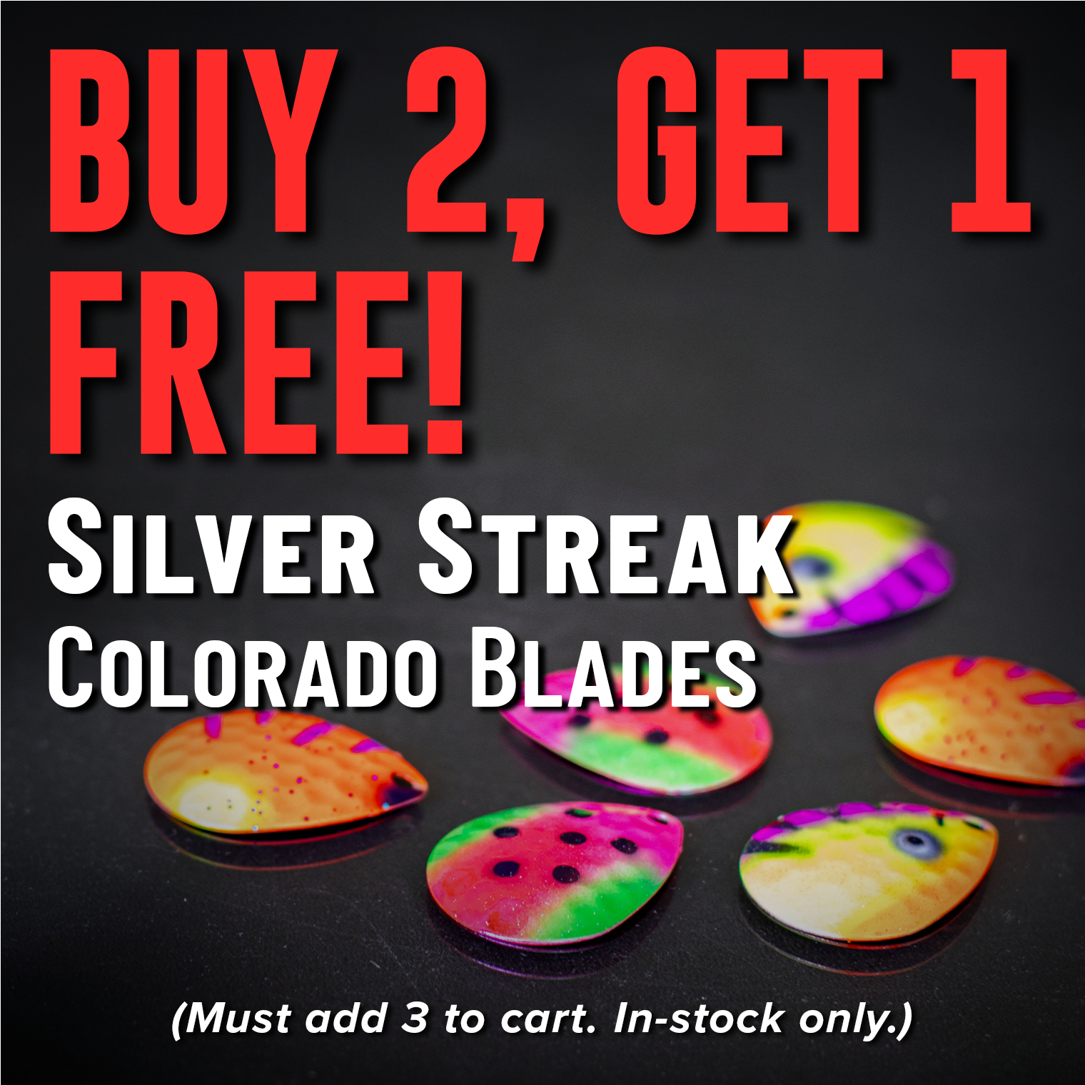 Buy 2, Get 1 Free! Silver Streak Colorado Blades (Must add 3 to cart. In-stock only.)