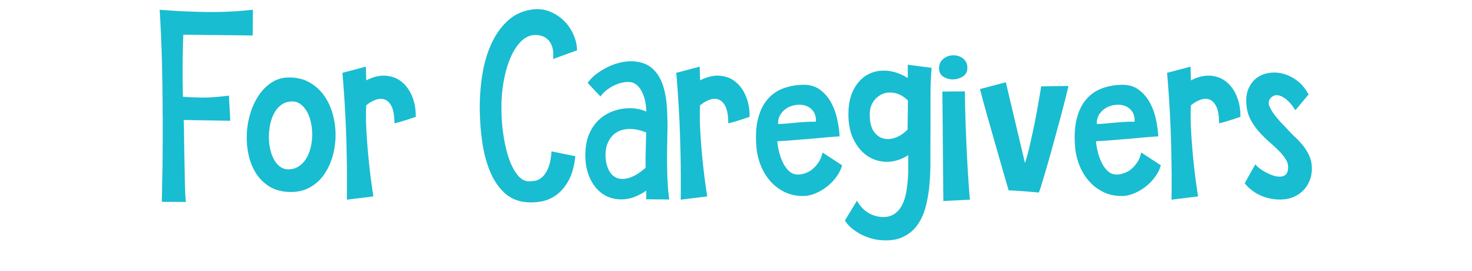 for caregivers