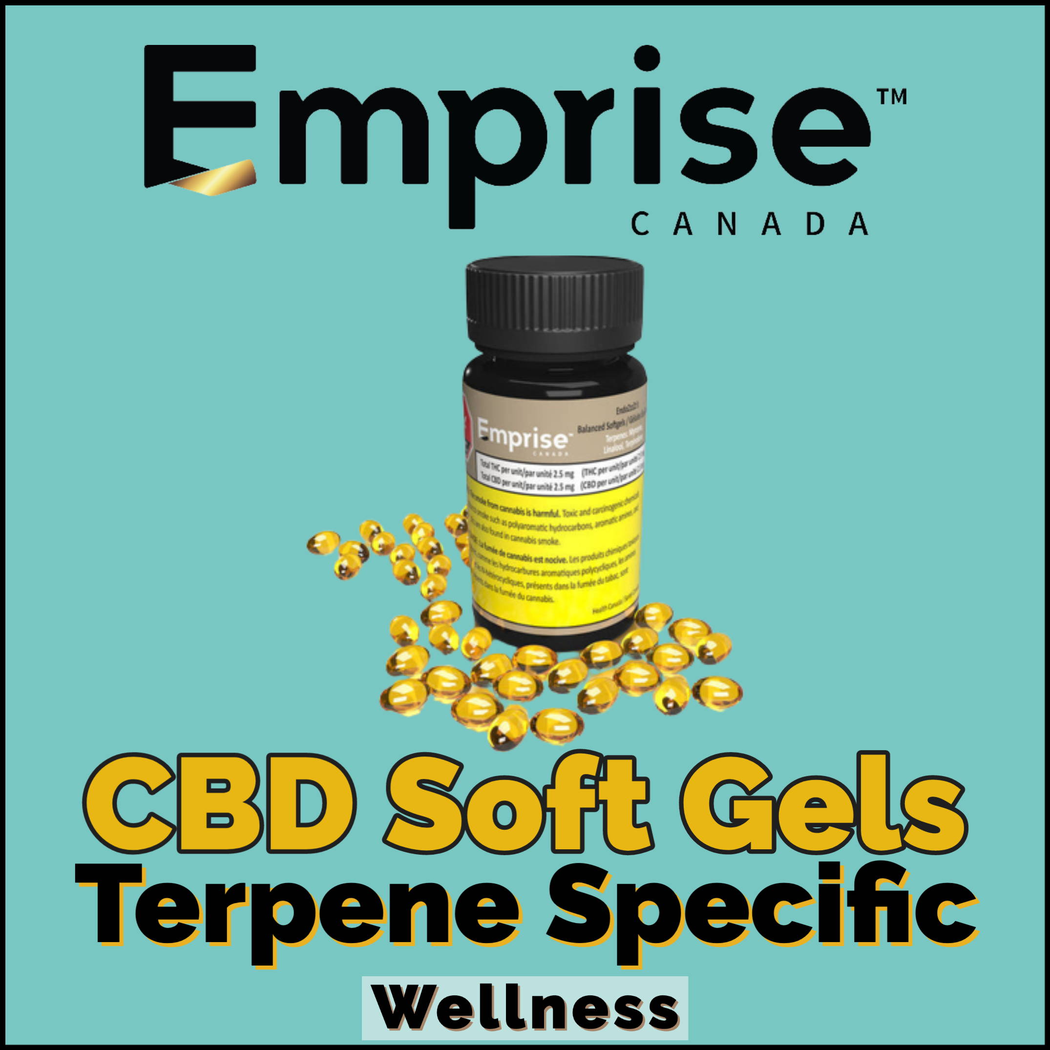 CBD Soft Gels by Emprise | Jupiter Cannabis Winnipeg