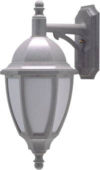 Wave Lighting S11V-GY Full Size Post Lantern in Graystone finish with Clear Acrylic Lens