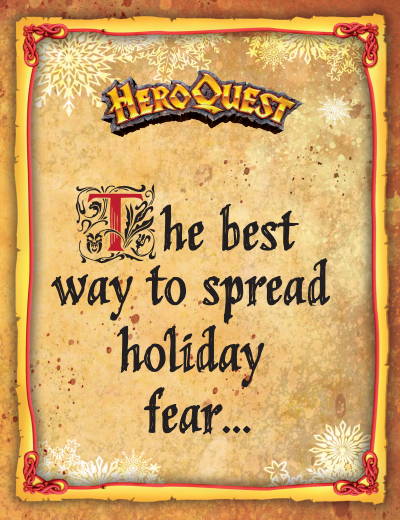 HeroQuest Holiday Card