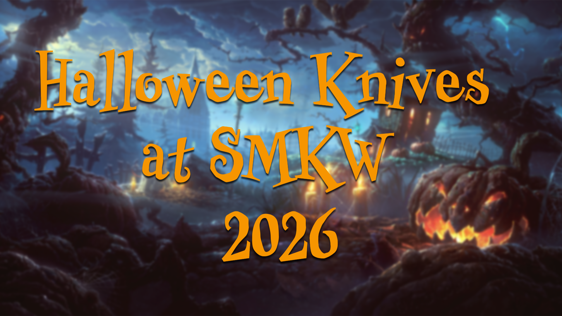 Halloween-themed graphic with text 