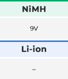 nimh 9v compatibility