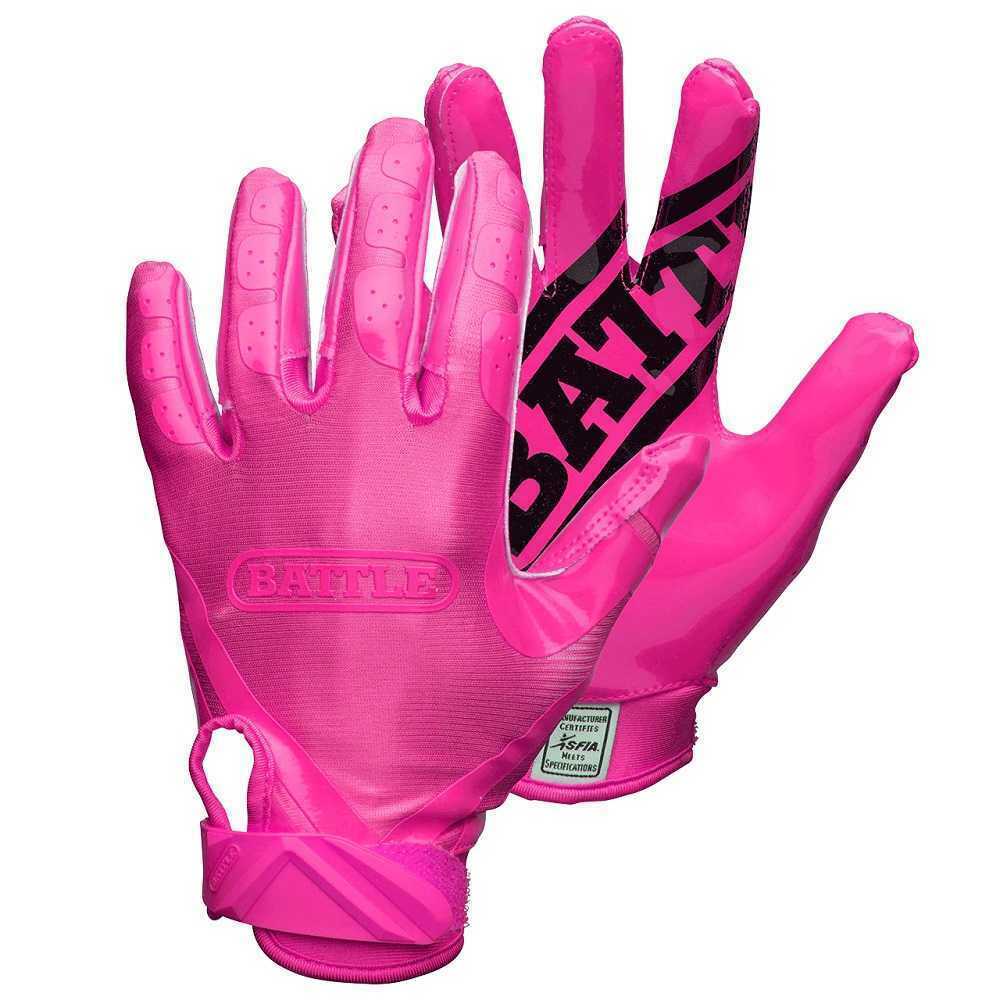 Pink Football Gloves