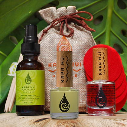 non toxic nail polish starter set in laukahi