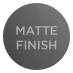 Black Slate matte finish color swatch