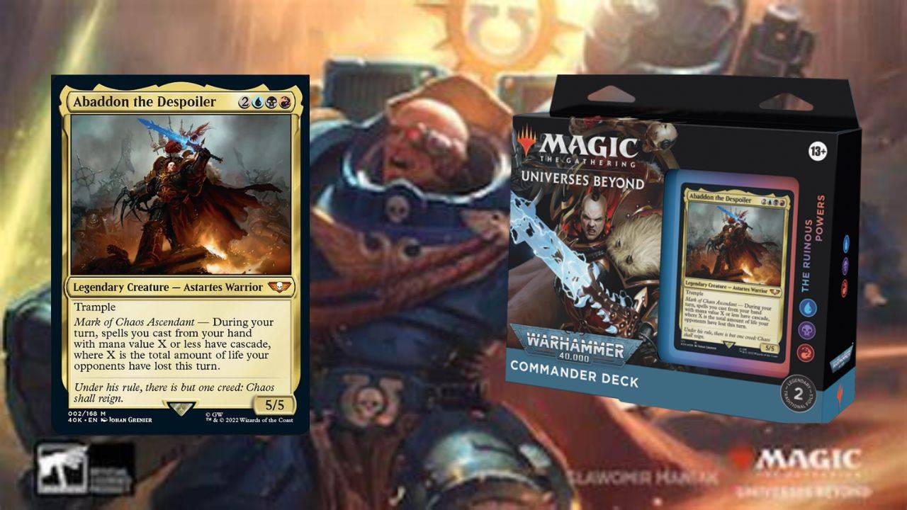 Universes Beyond: Warhammer 40,000 - The Ruinous Powers Commander Deck