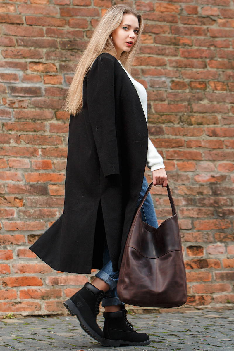 everyday leather hobo for women