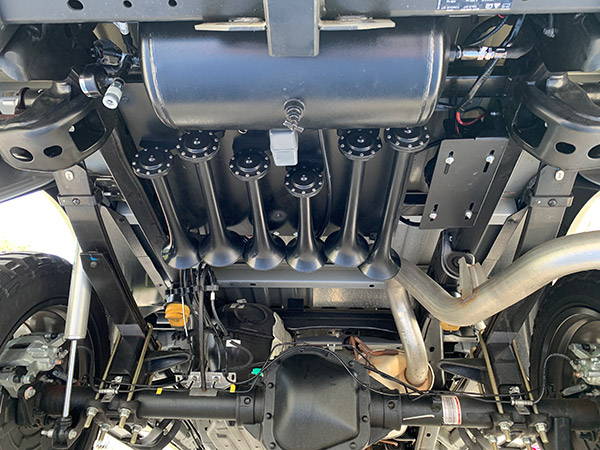 2017 Ford F150 - Shocker S6 544K Train Horn Kit Install - Horn View