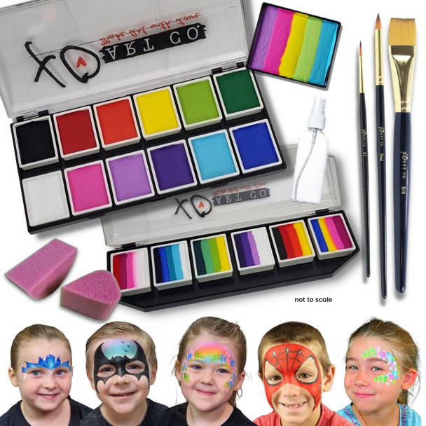 face paint kit with online course