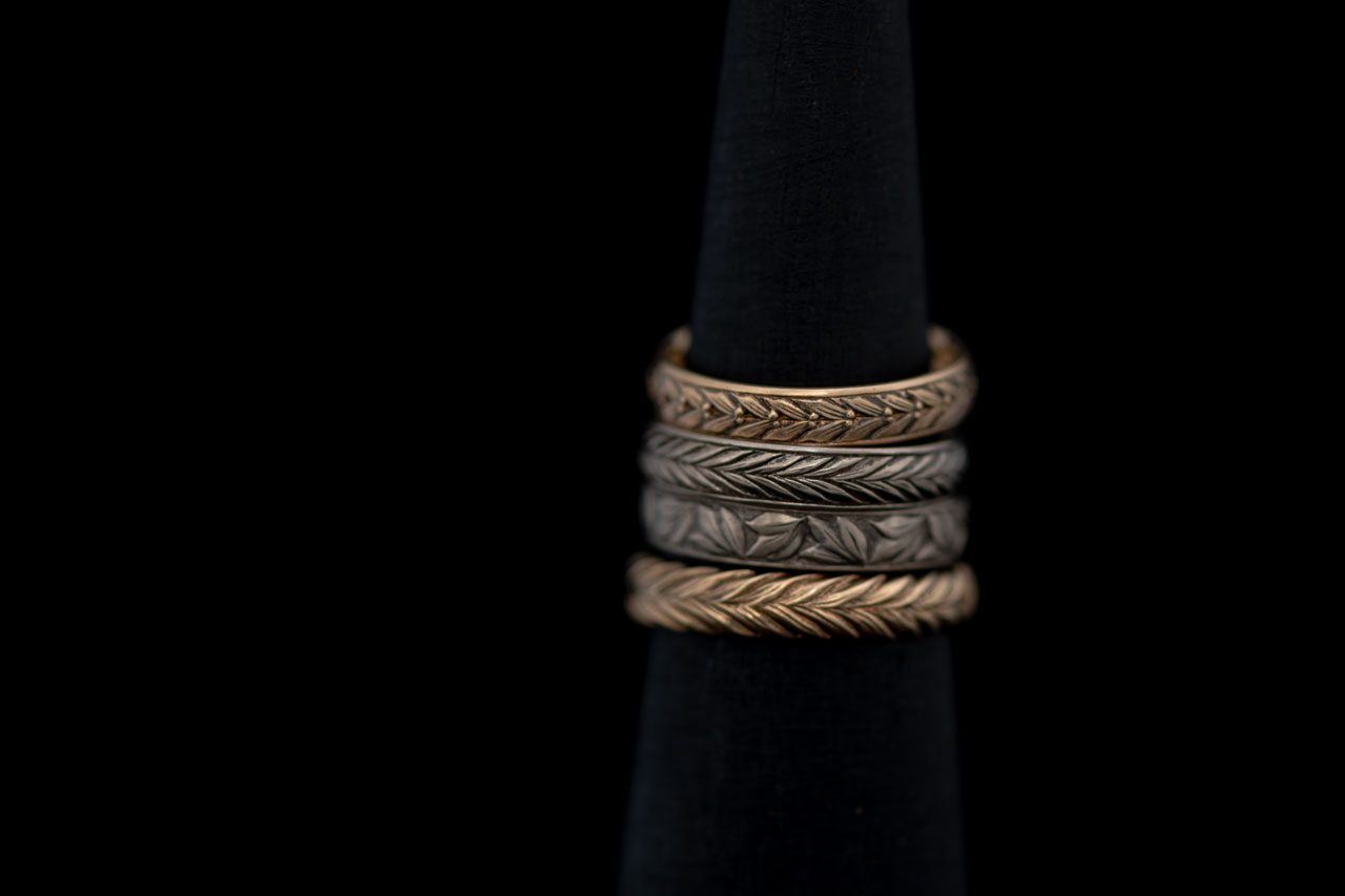 Gold band rings – mederu jewelry Gold band rings – mederu jewelry