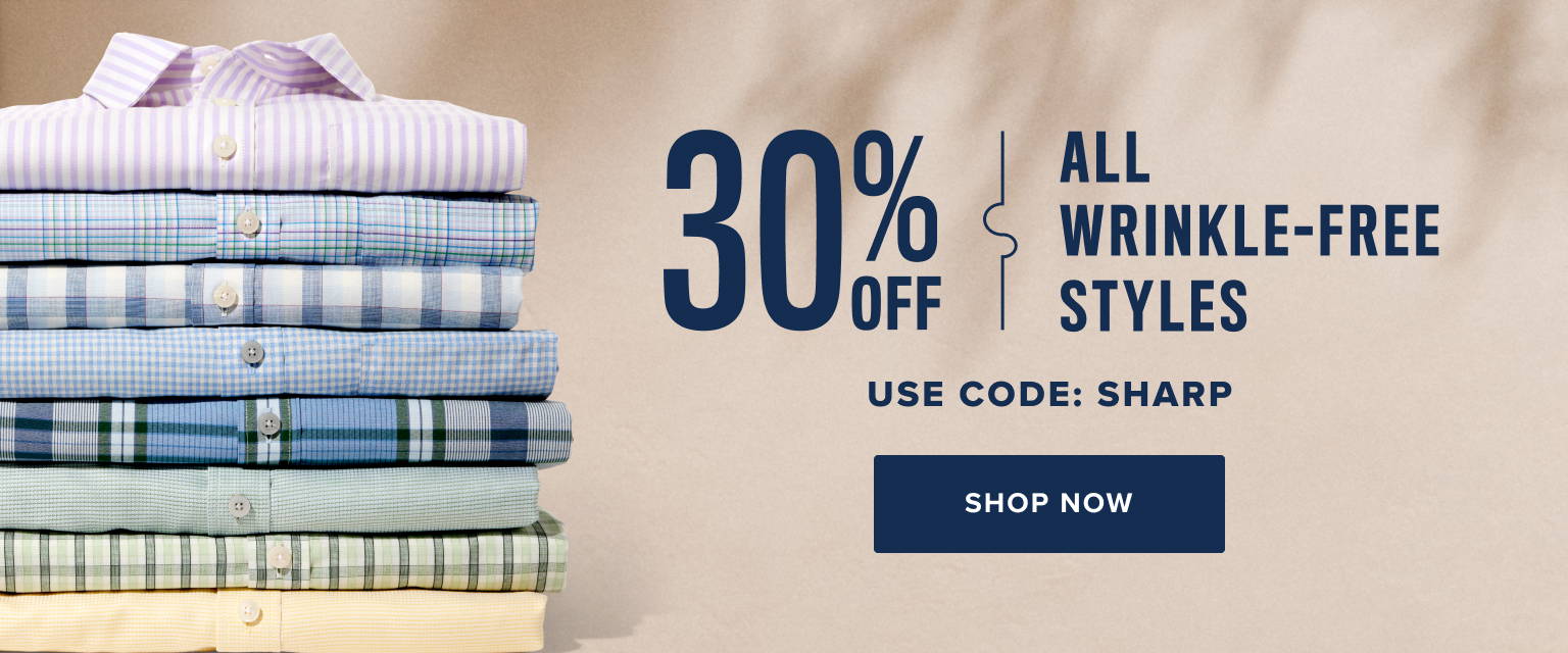 Collection of UNTUCKit wrinkle-free button downs. 
