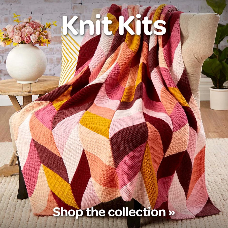 Knit Kits. Shop the collection.