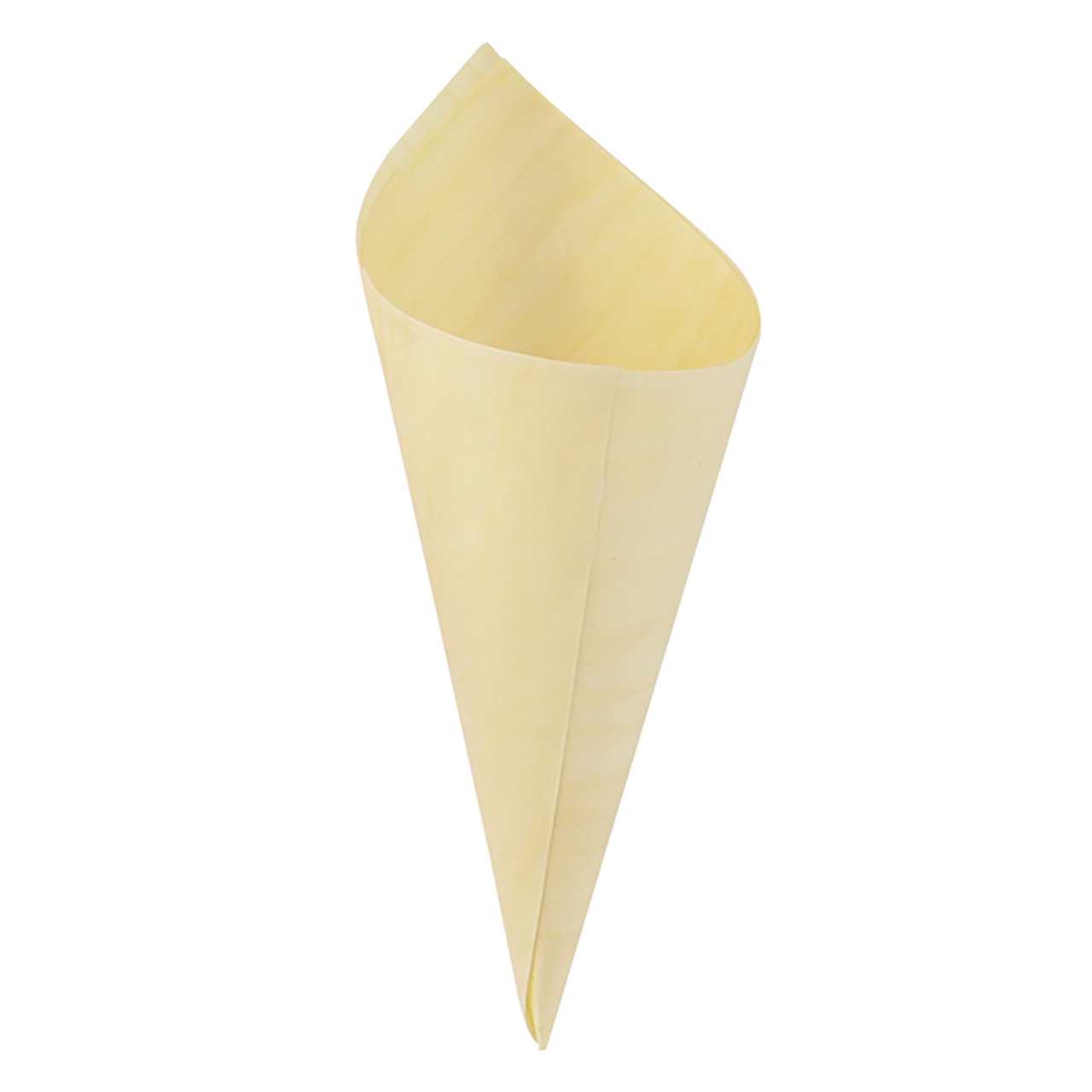 White Paper Cones with Built in Dipping Sauce Compartment - 8oz