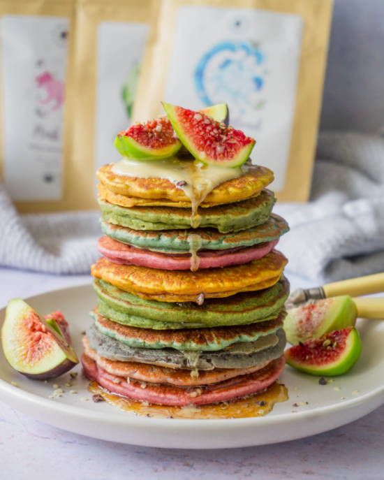 rainbow vegan pancakes – Unicorn Superfoods