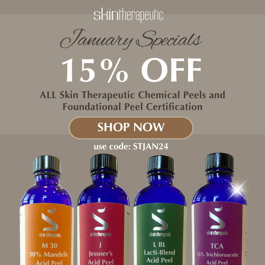 Skin Therapeutic Save 15% on Skin Therapeutic Skincare and Chemical Peels.