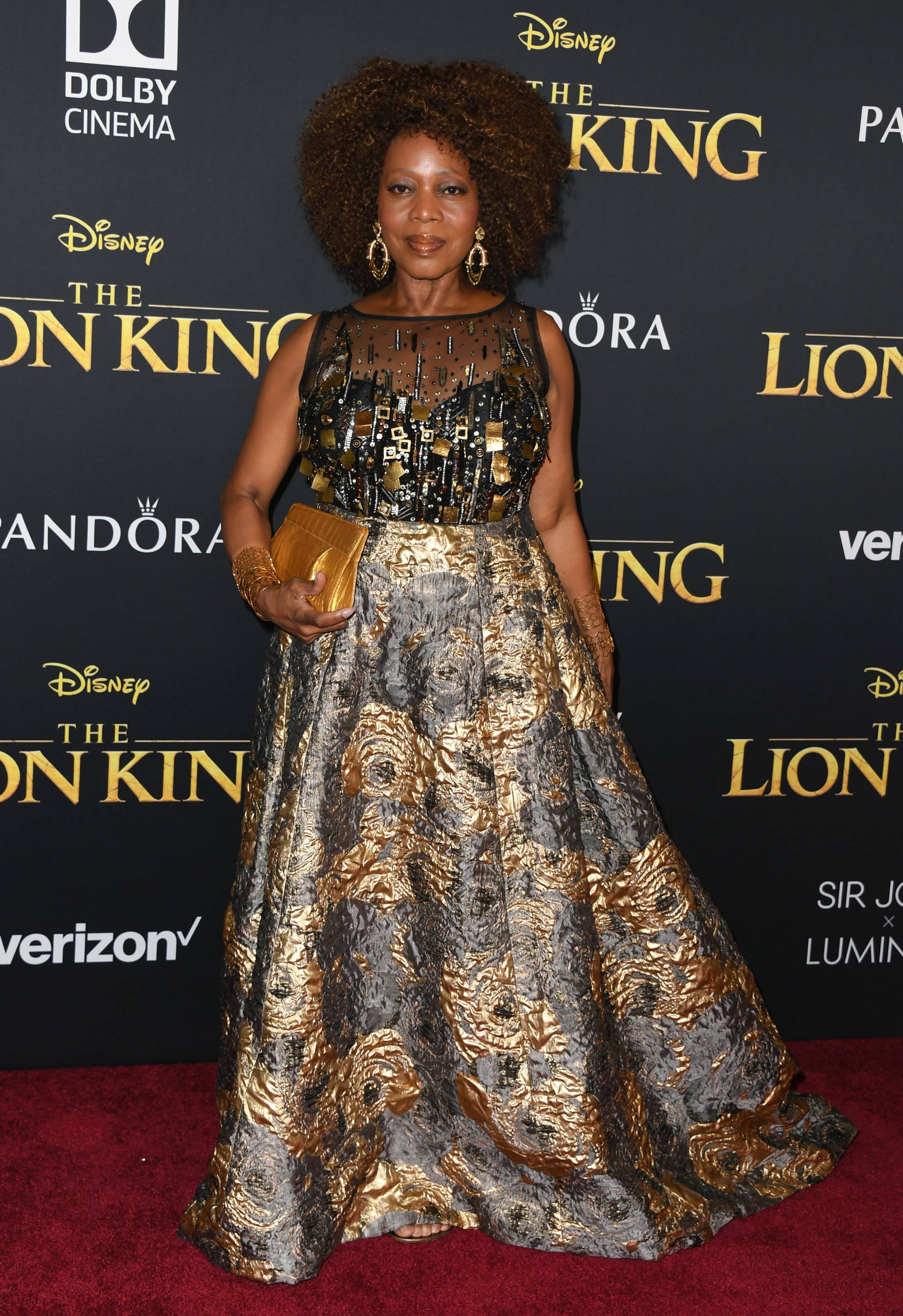 Alfre Woodard was styled by the fabulous stylists from our Los Angeles Badgley Mischka boutique, for the Lion King Red carpet premiere! She looked absolutely stunning wearing Badgley Mischka Haute Couture!