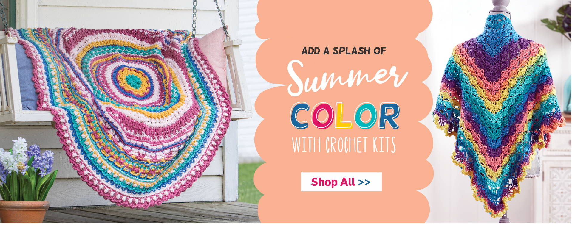 Add a Splash of Summer Color with Crochet Kits