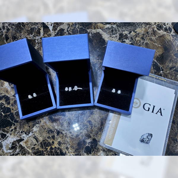 Family diamond bespoke set — WILLS JEWELLERY