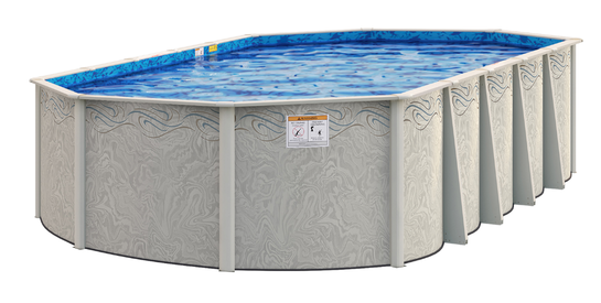 Bay Burst Oval Above Ground Pool