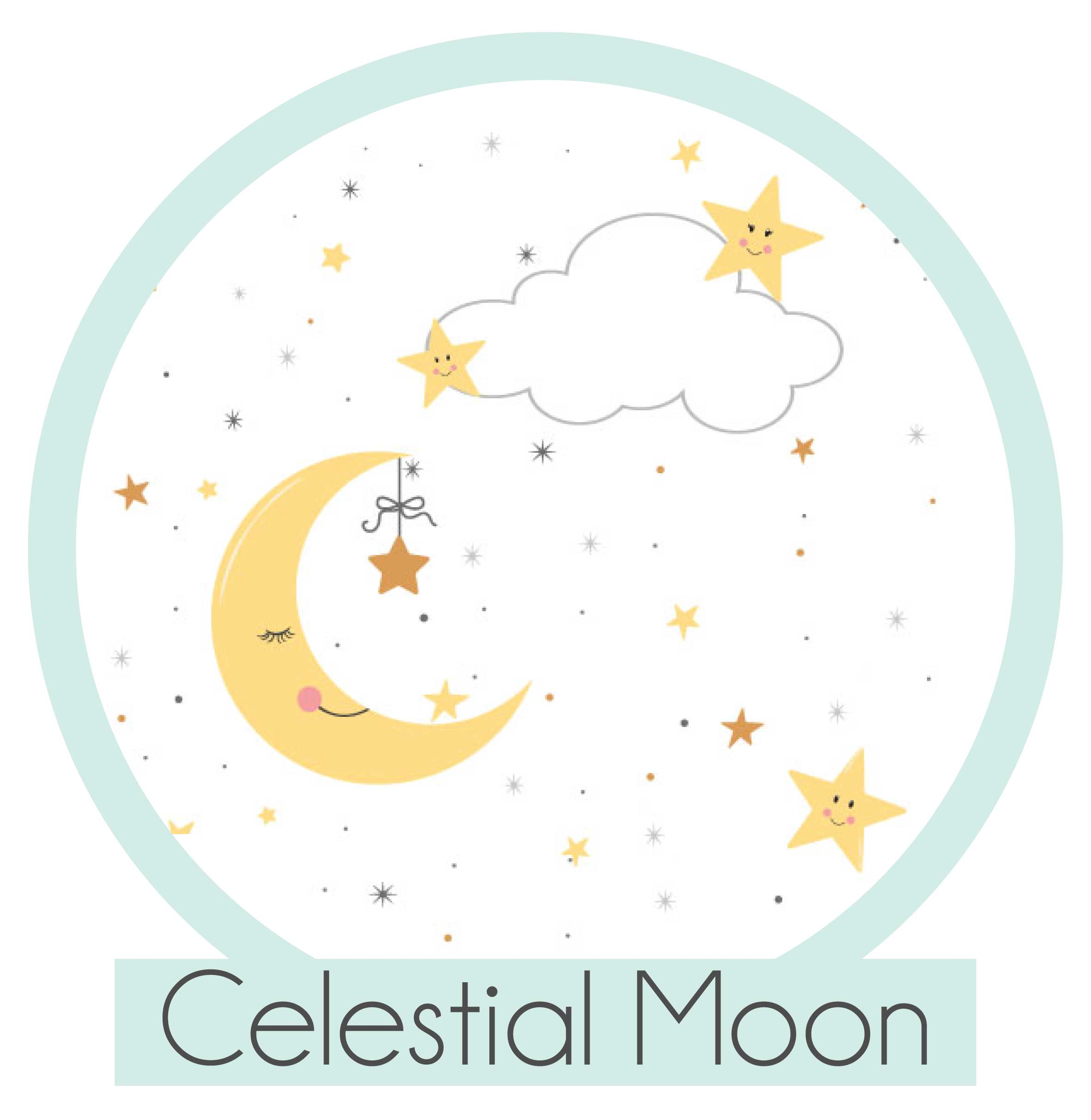celestial moon and stars nursery
