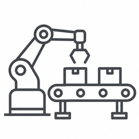 Factory automation icon