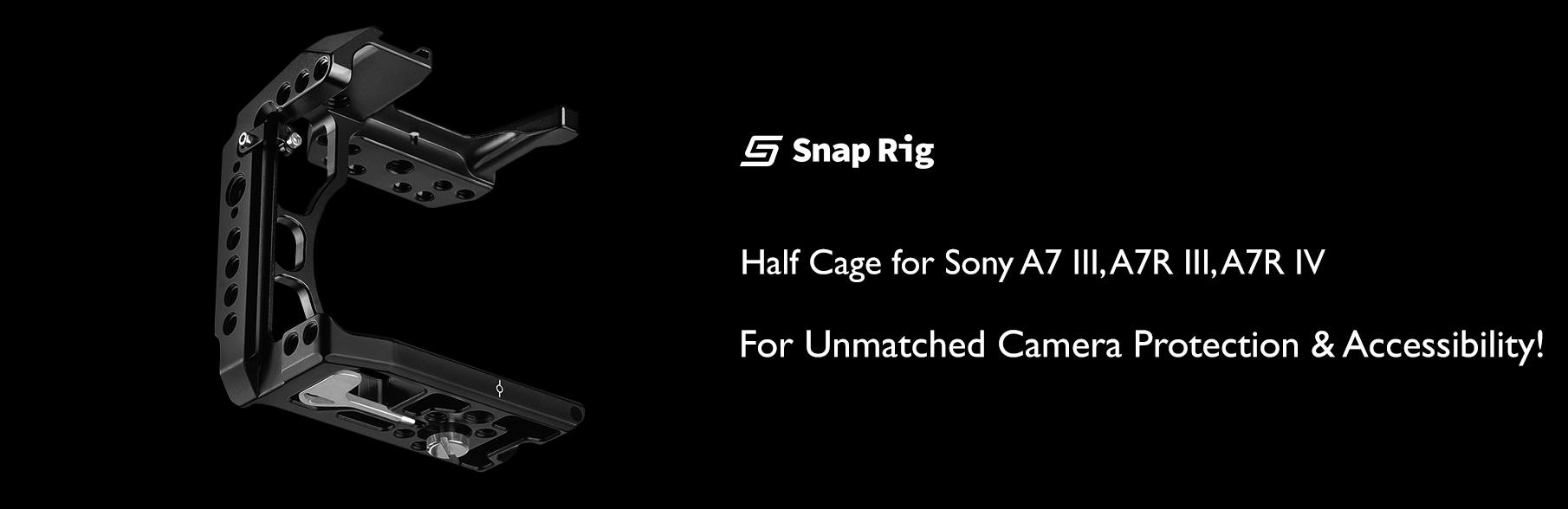 Proaim SnapRig Half-Camera Cage for Sony A7 III, A7R III, A7R IV Series