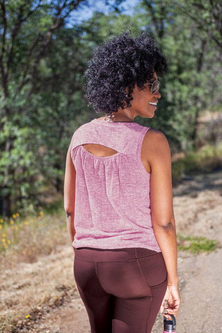 Detail view of Skylar Tank top.