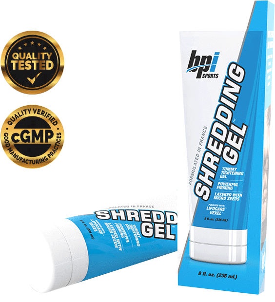 package and tube of Shredded Gel with quality Verified / Tested stamps