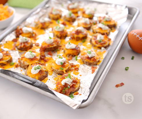 loaded baked potato bites