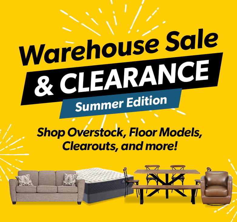 Warehouse Sale & Clearance 2023  Dufresne Furniture and Appliances